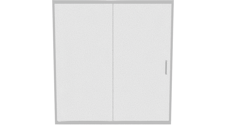 Stylish Sliding Glass Door 3D - Professional 3D Model Render 5