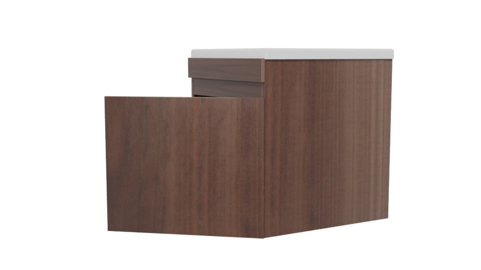 Stylish Wooden Storage Cabinet 3D - Professional 3D Model Render 13