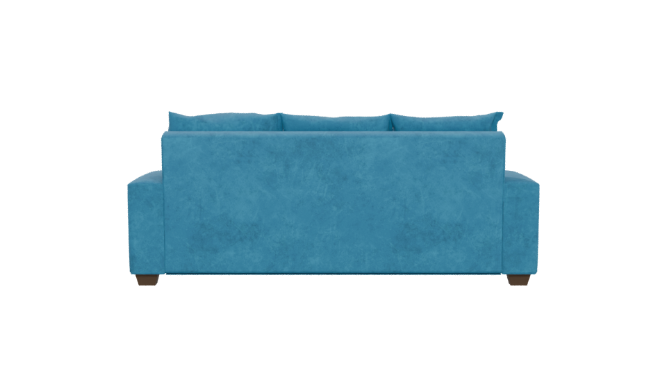 Stylish Blue Sofa 3D Model - Professional 3D Model Render 5