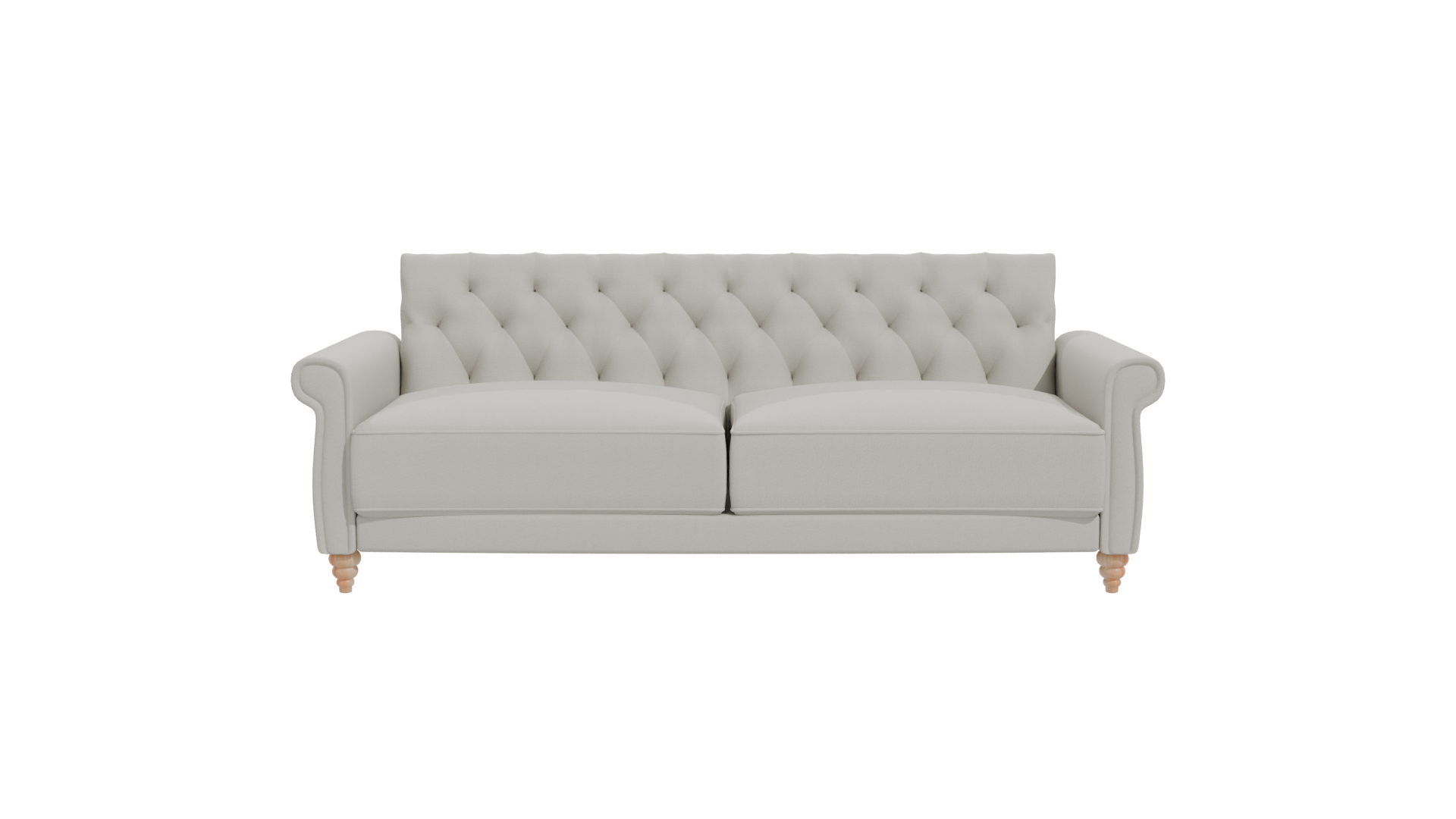 Elegant Modern Tufted Sofa 3D Model - Professional 3D Model Render 11