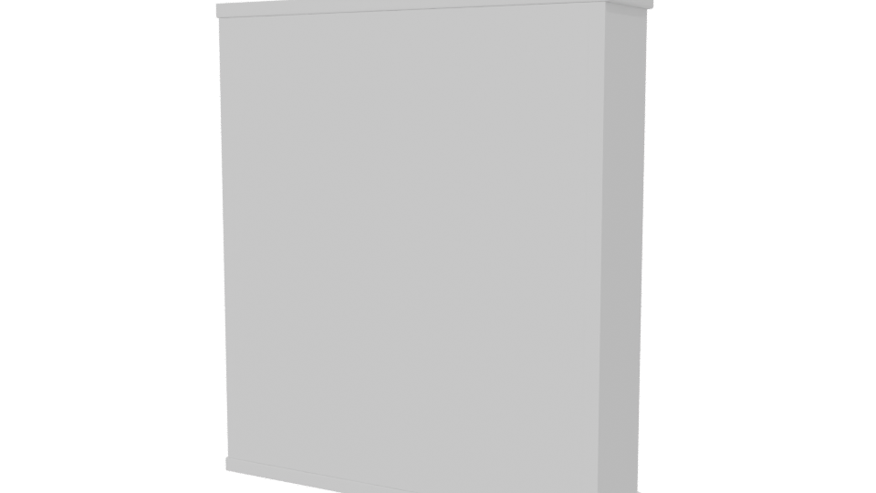 Contemporary Minimalist Cabinet 3D Model - Professional 3D Model Render 6