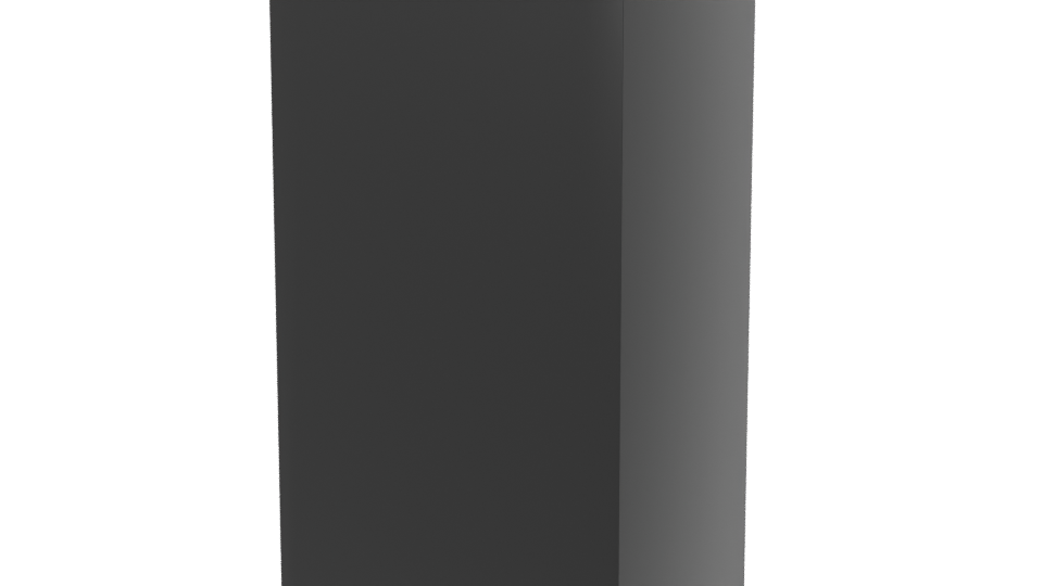 Minimalist Home Refrigerator 3D Model - Professional 3D Model Render 6