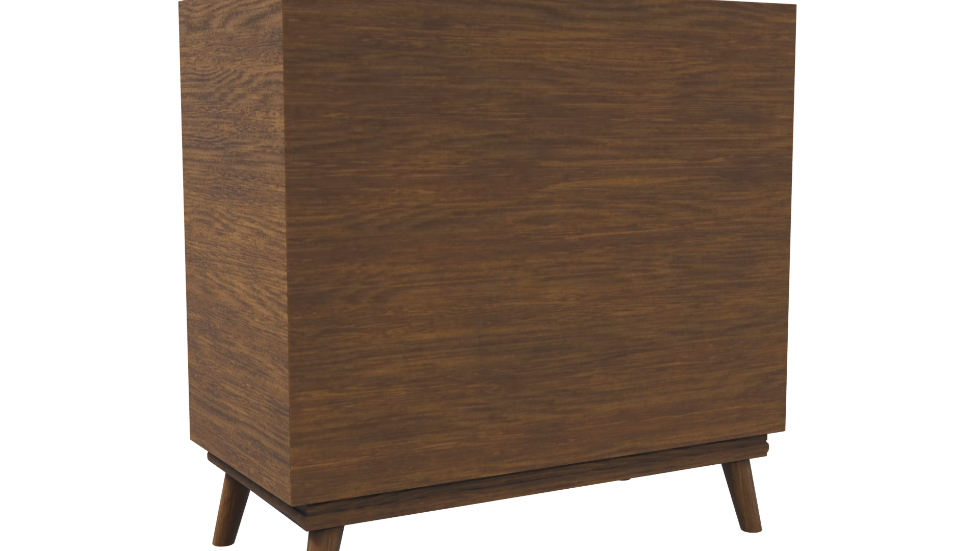 Mid-Century Modern Chest of Drawers - Professional 3D Model Render 4