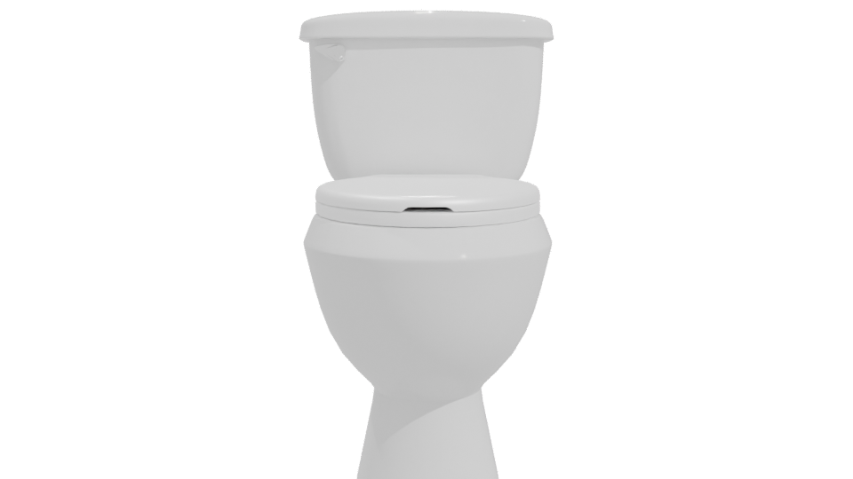 Stylish Bathroom Toilet Model - Professional 3D Model Render 11