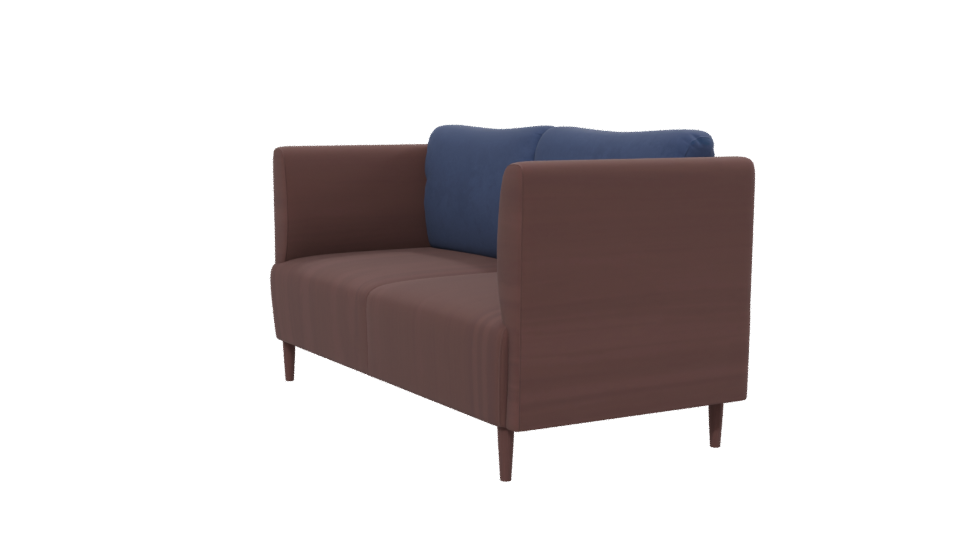 Stylish Two-Seat Sofa Model - Professional 3D Model Render 13