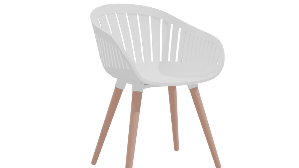 Stylish Modern Chair 3D Model - Professional 3D Model Render 10