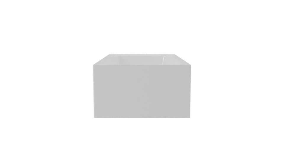 Stylish Modern Bathtub 3D Model - Professional 3D Model Render 8