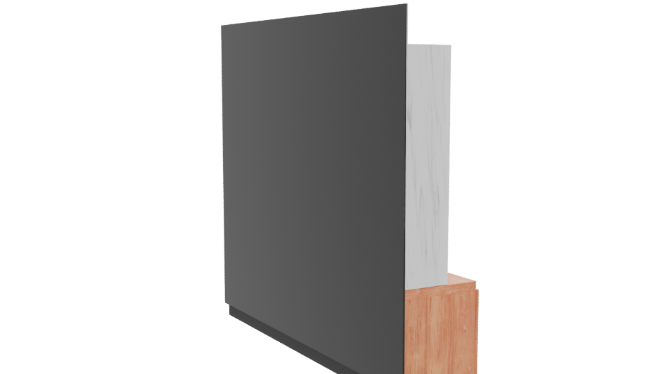 Elegant Modern Entertainment Center - Professional 3D Model Render 7