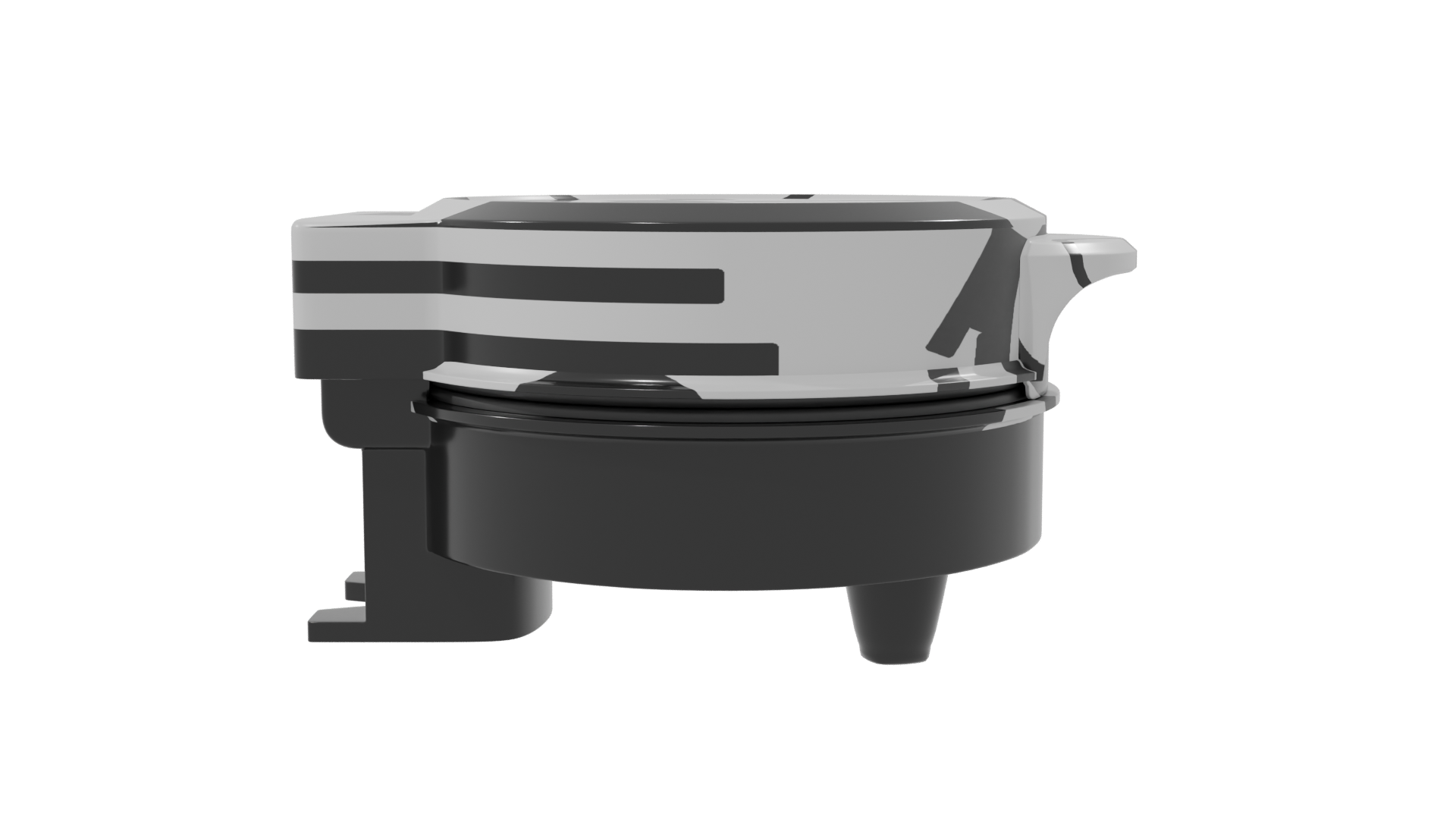 Glossy Round Appliance Model 3D - Professional 3D Model Render 8