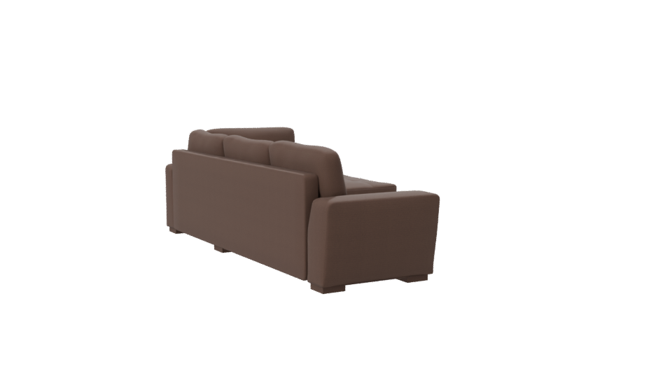 Elegant Modern Sectional Sofa 3D Model - Professional 3D Model Render 7