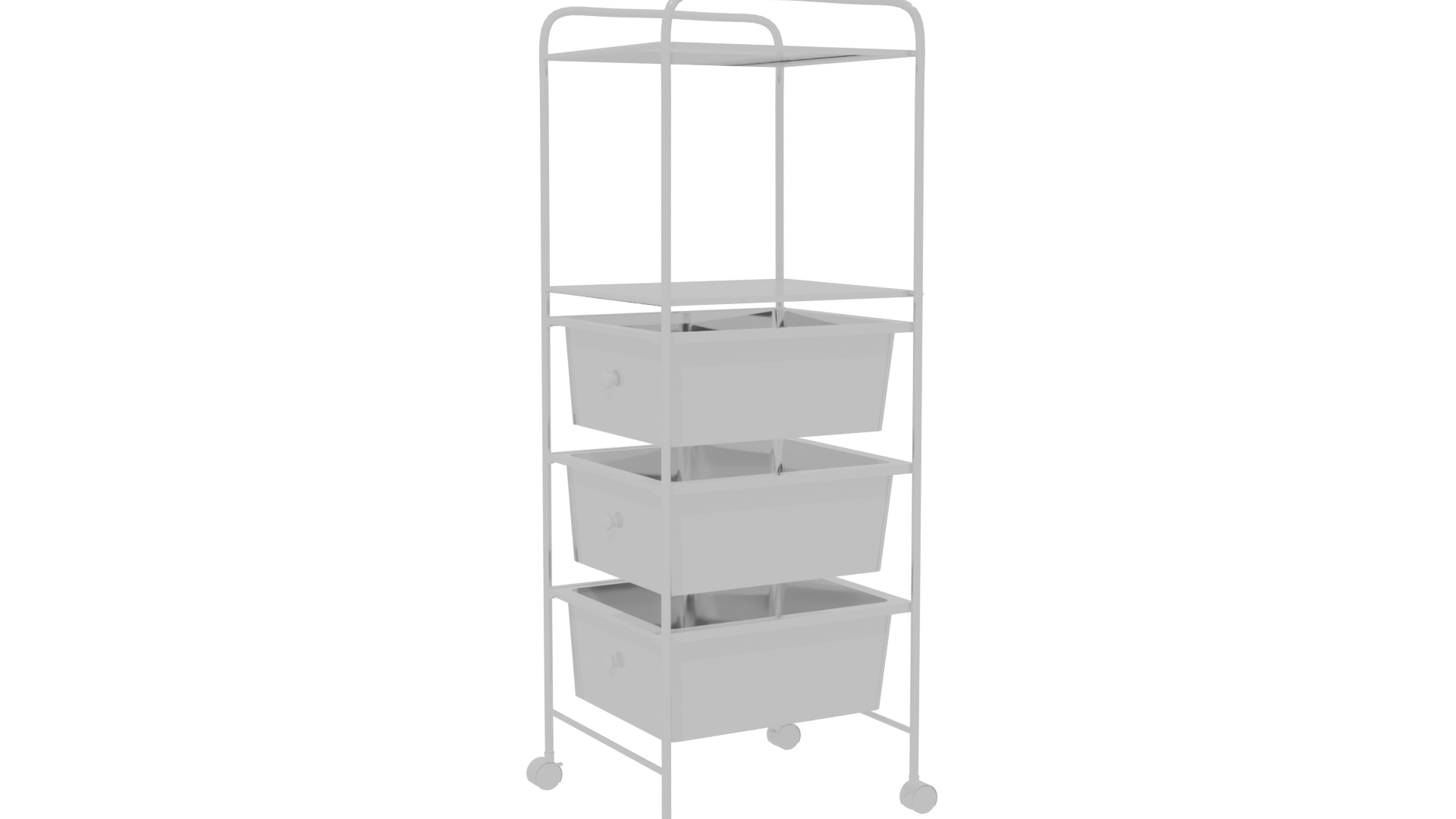 Colorful Storage Shelf Model 3D - Professional 3D Model Render 25