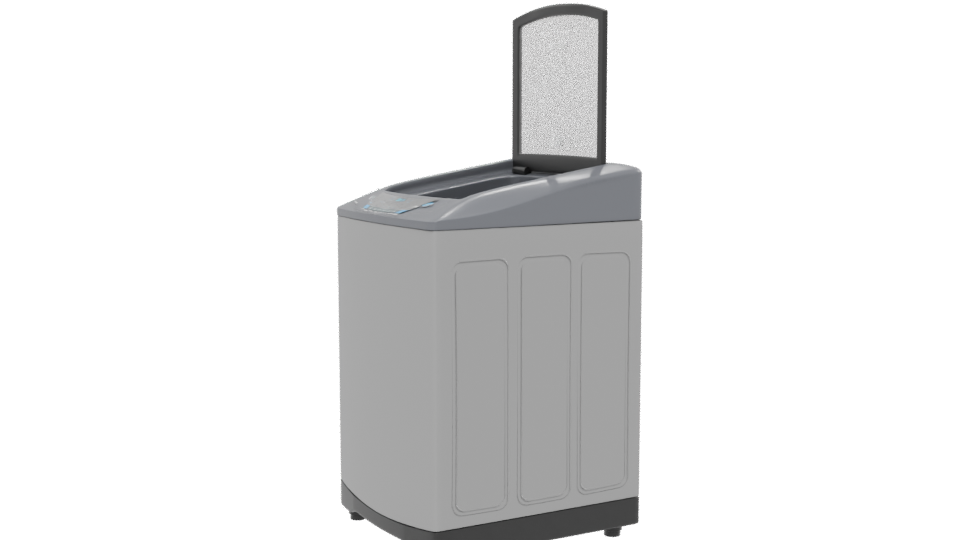 Modern Washing Machine 3D Model - Professional 3D Model Render 13
