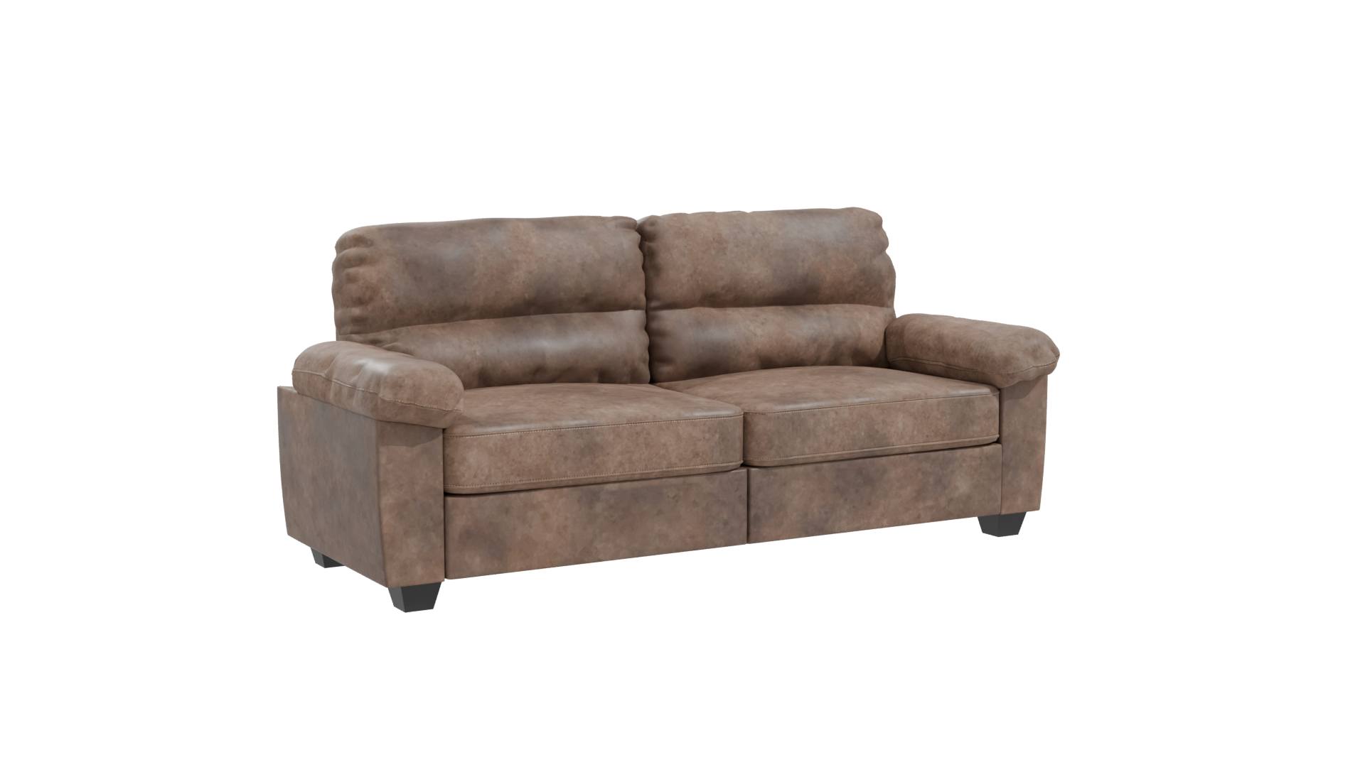 Stylish Leather Sofa Model - Professional 3D Model Render 10