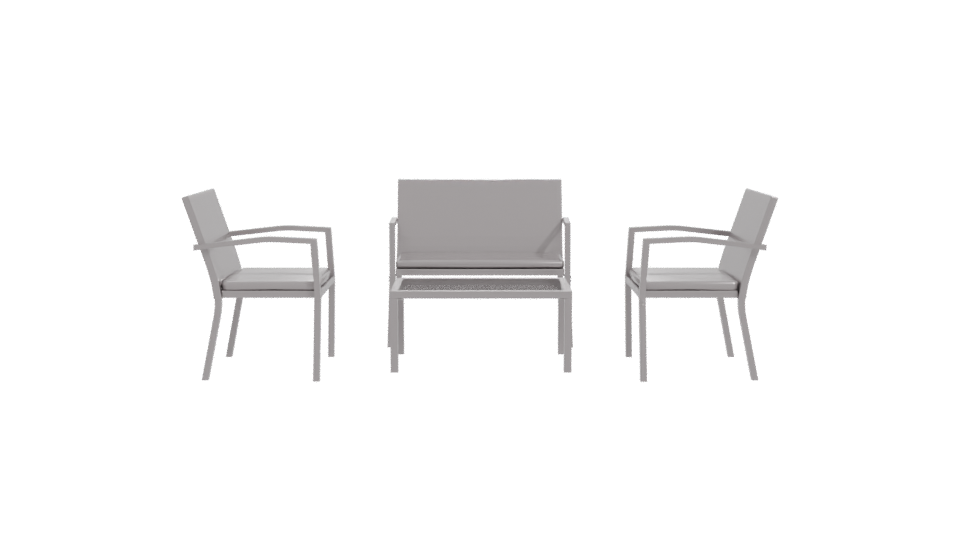 Modern Outdoor Furniture Set 3D - Professional 3D Model Render 11