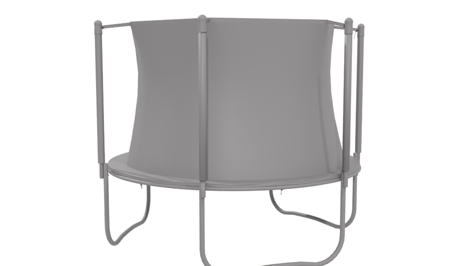 Outdoor Safety Trampoline Model 3D - Professional 3D Model Render 5