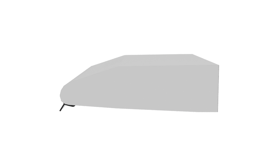 Sleek Modern Kitchen Hood Model - Professional 3D Model Render 2