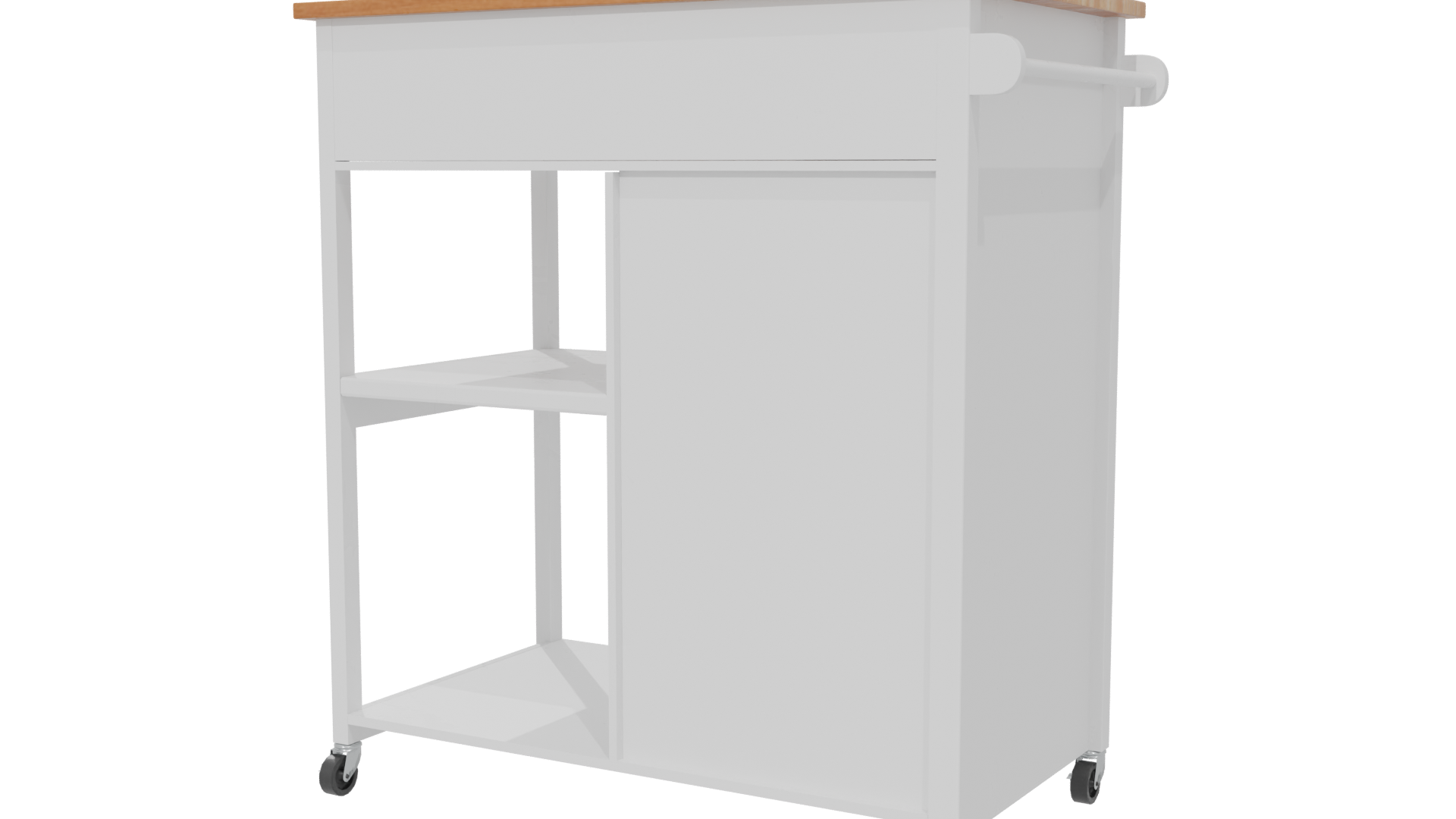 Modern Kitchen Cart Model 3D - Professional 3D Model Render 21