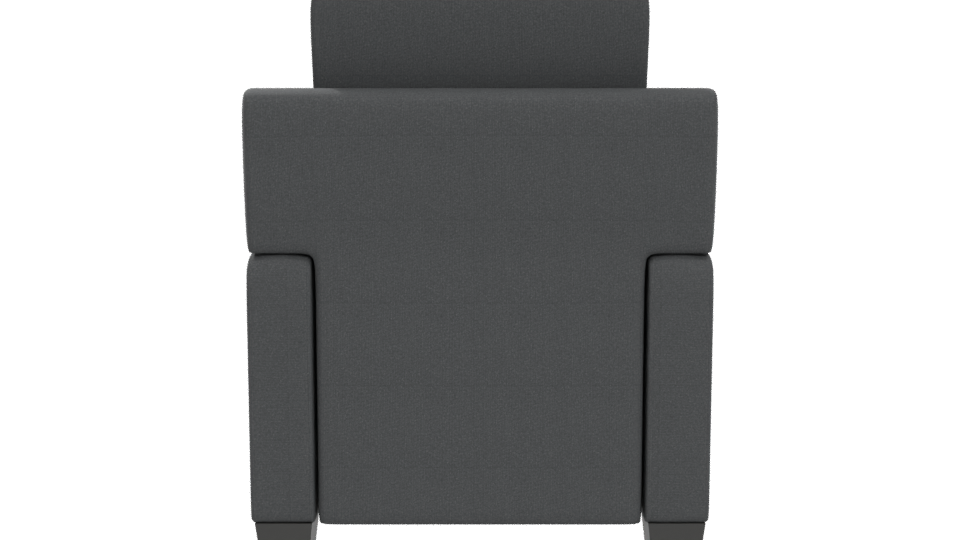 Stylish Modern Fabric Armchair 3D Model - Professional 3D Model Render 5