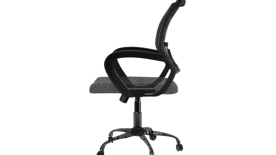 Stylish Modern Office Chair 3D - Professional 3D Model Render 2