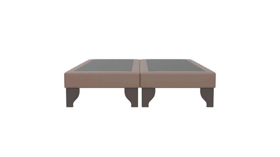 Stylized Wooden Coffee Table Model - Professional 3D Model Render 5