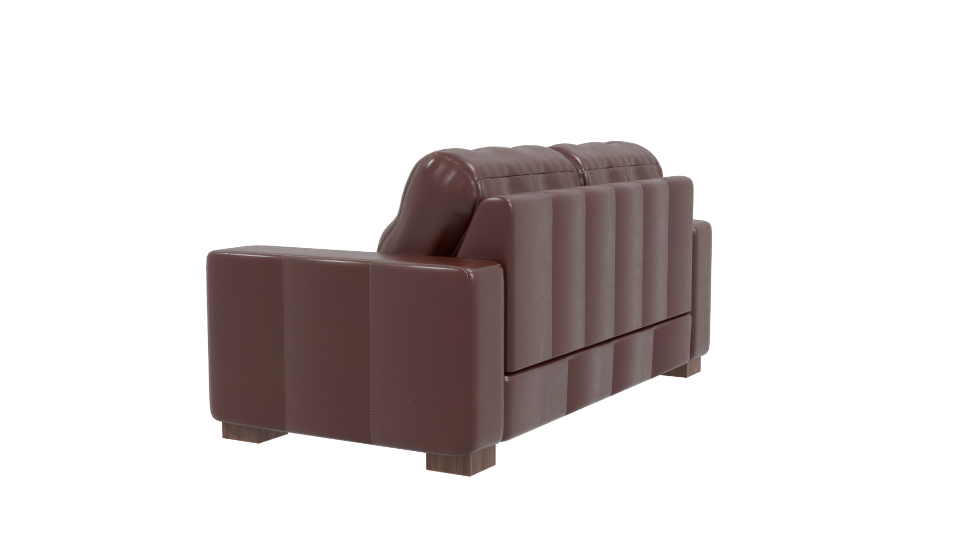 Luxurious Leather Sofa 3D Model - Professional 3D Model Render 3
