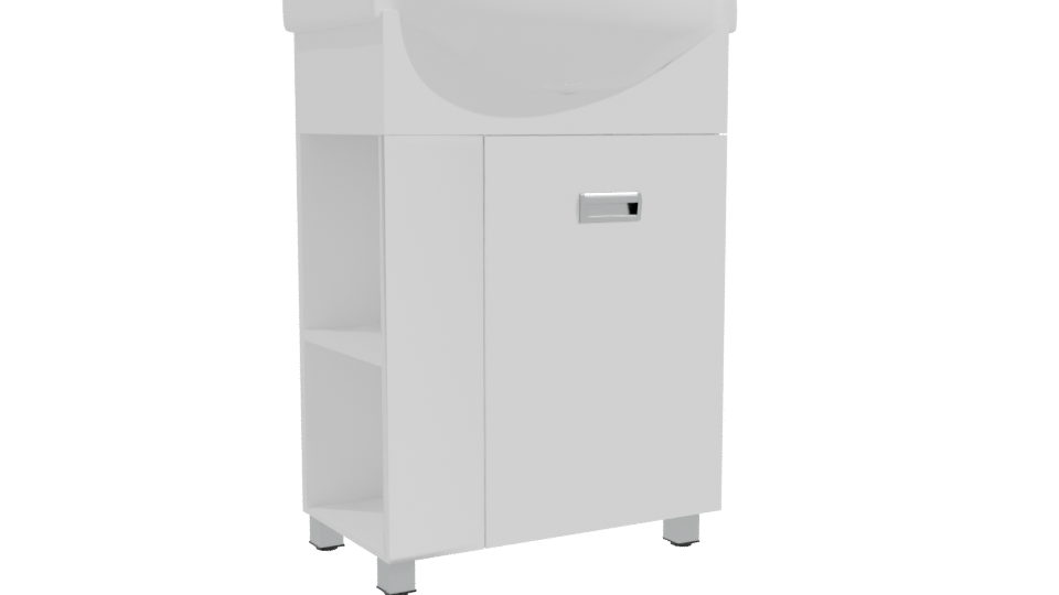 Sleek Modern Kitchen Sink Unit 3D Model - Professional 3D Model Render 10