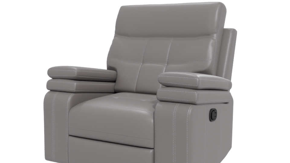 Stylish Recliner Chair 3D Model - Professional 3D Model Render 12