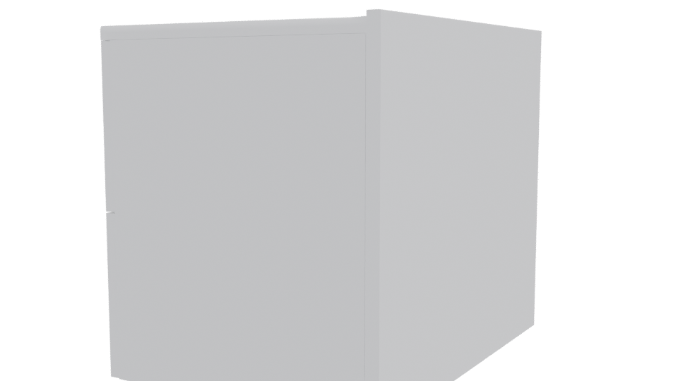 Sleek Modern Bathroom Vanity 3D - Professional 3D Model Render 3