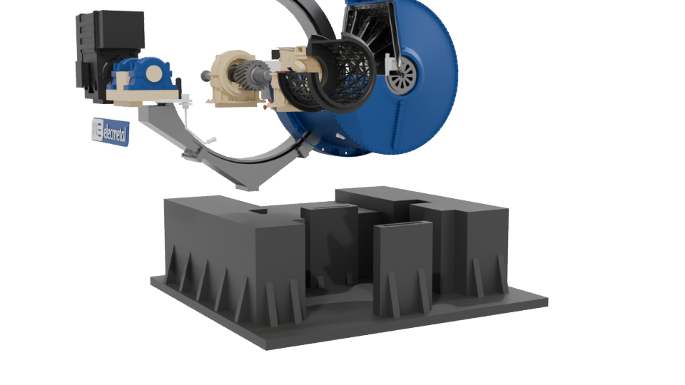 Advanced Industrial Machinery 3D Model - Professional 3D Model Render 13