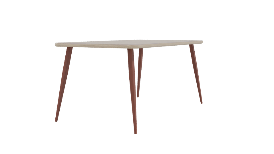 Modern Dining Table 3D Model - Professional 3D Model Render 9