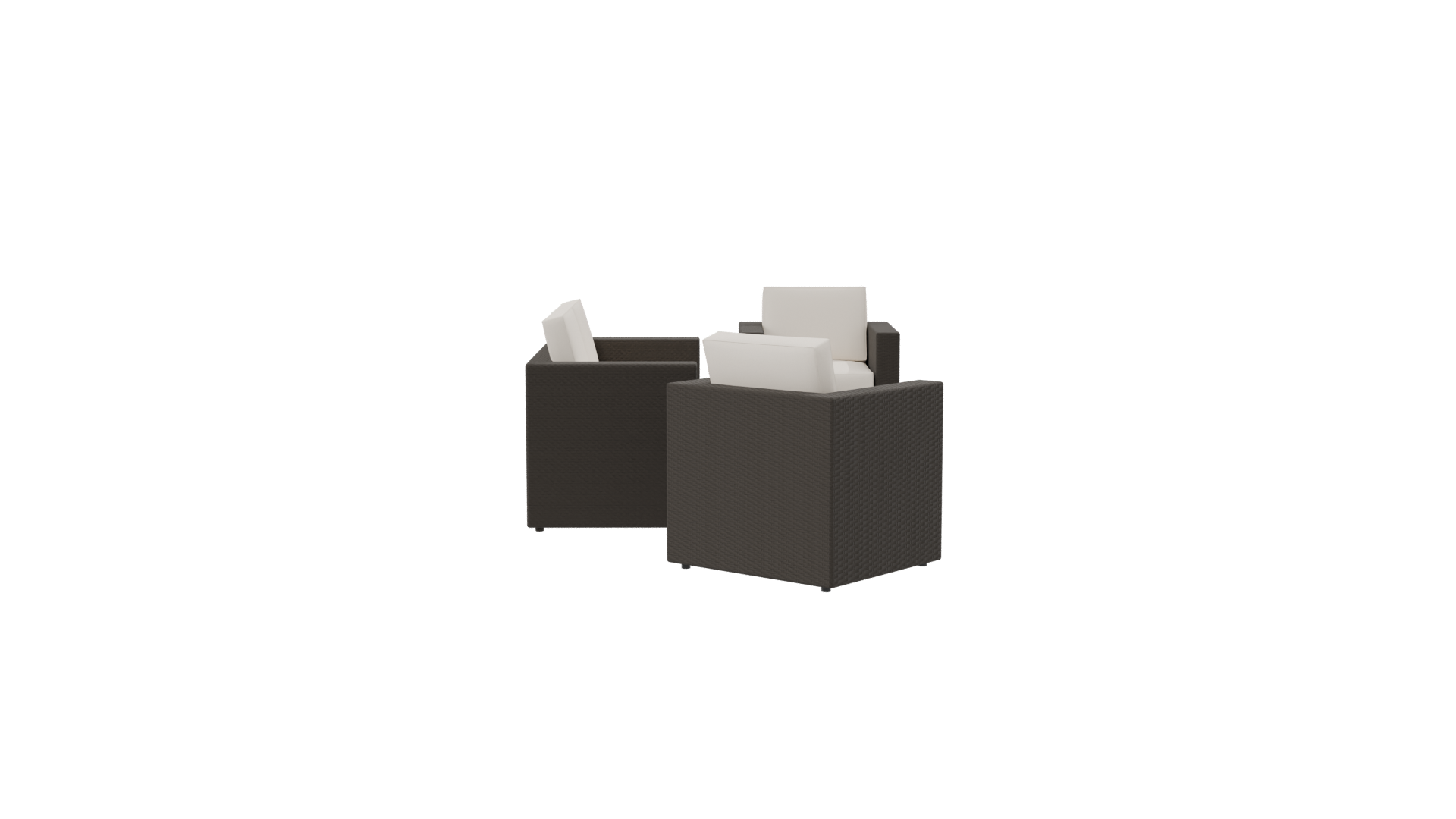 Modern Outdoor Furniture Set 3D - Professional 3D Model Render 8