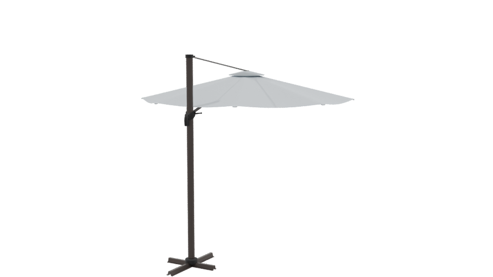 Stylish Outdoor Umbrella Model - Professional 3D Model Render 9