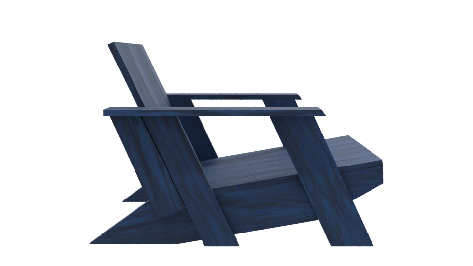 Stylish Outdoor Lounge Chair 3D - Professional 3D Model Render 8