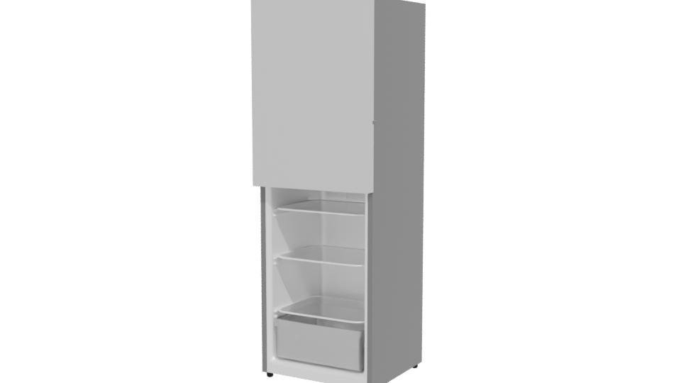 Sleek Refrigerator 3D Model - Professional 3D Model Render 12