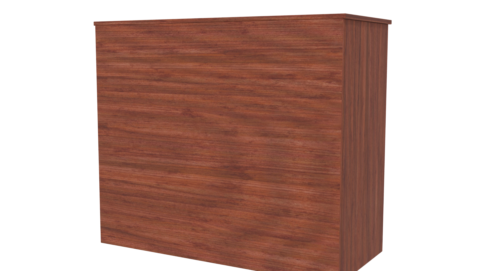 Wooden Modern 8-Drawer Dresser - Professional 3D Model Render 6