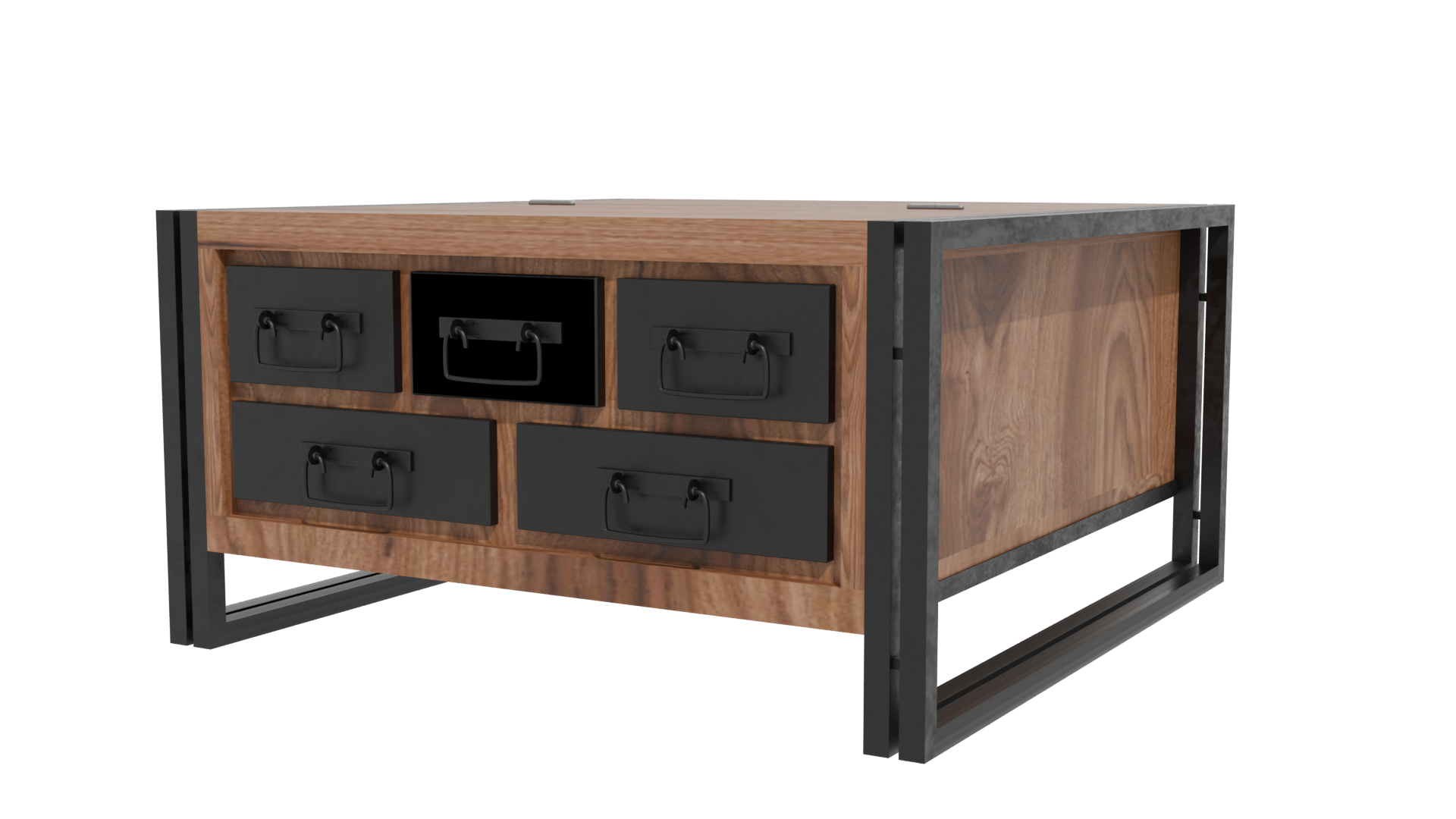 Stylish Modern Storage Table 3D - Professional 3D Model Render 12