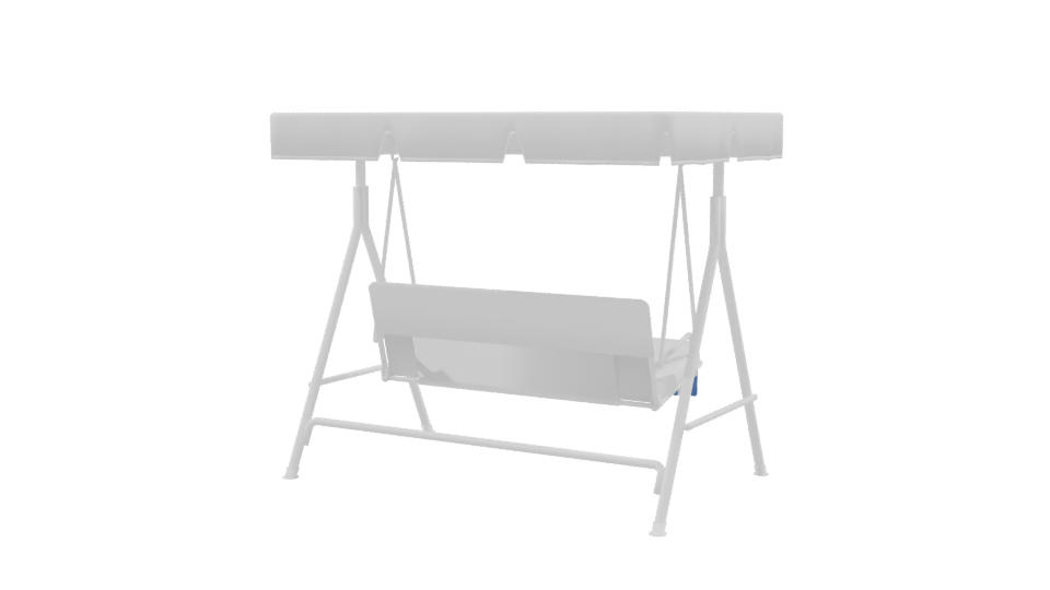 Stylish Outdoor Swing Canopy 3D - Professional 3D Model Render 9