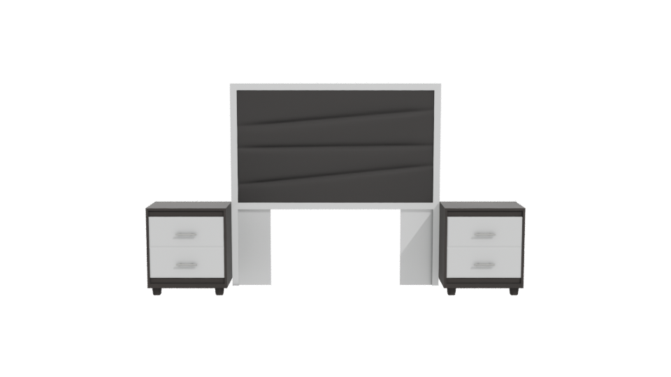 Contemporary Bedroom Furniture Set 3D Model - Professional 3D Model Render 11