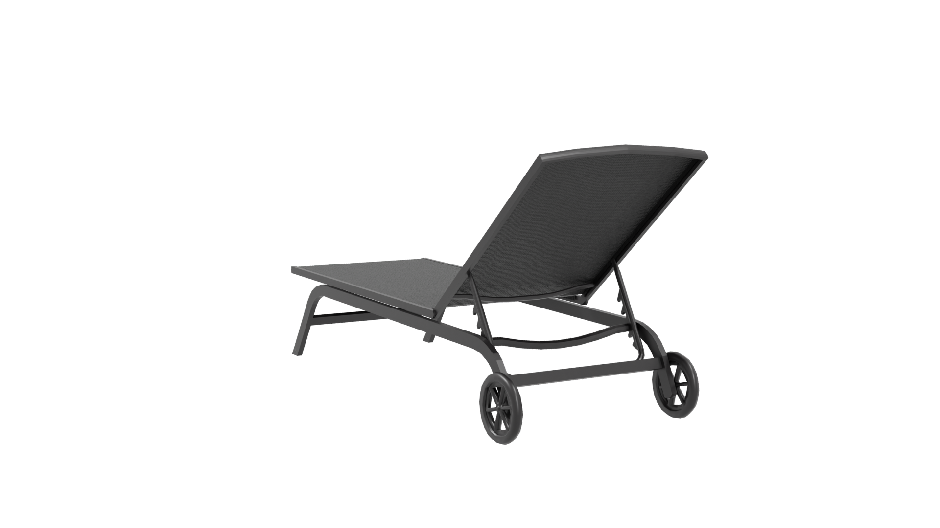 Outdoor Chaise Lounge Chair 3D - Professional 3D Model Render 4