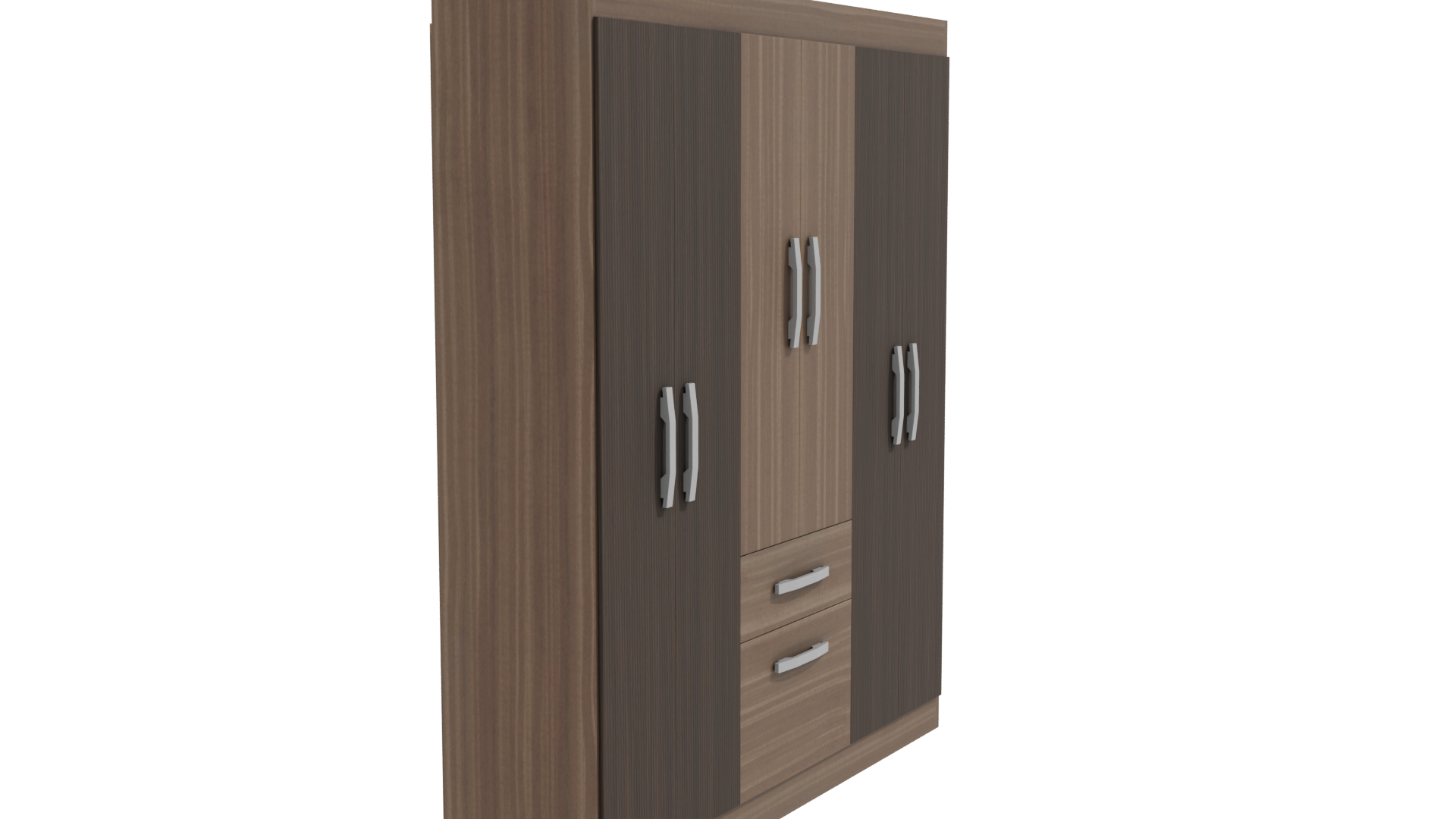 Stylish Wooden Cabinet 3D Model - Professional 3D Model Render 9