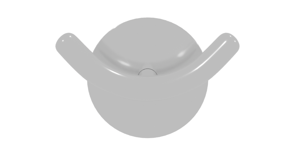 Stylish Wall-Mounted Hook 3D - Professional 3D Model Render 2