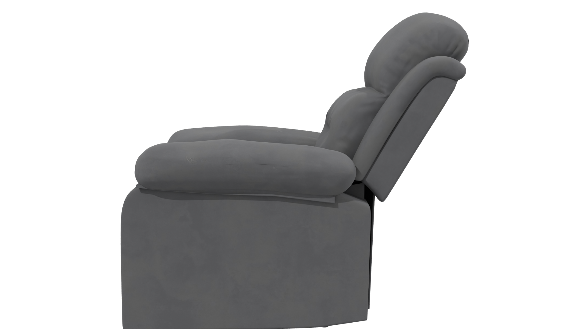 Contemporary Recliner Armchair Model - Professional 3D Model Render 2