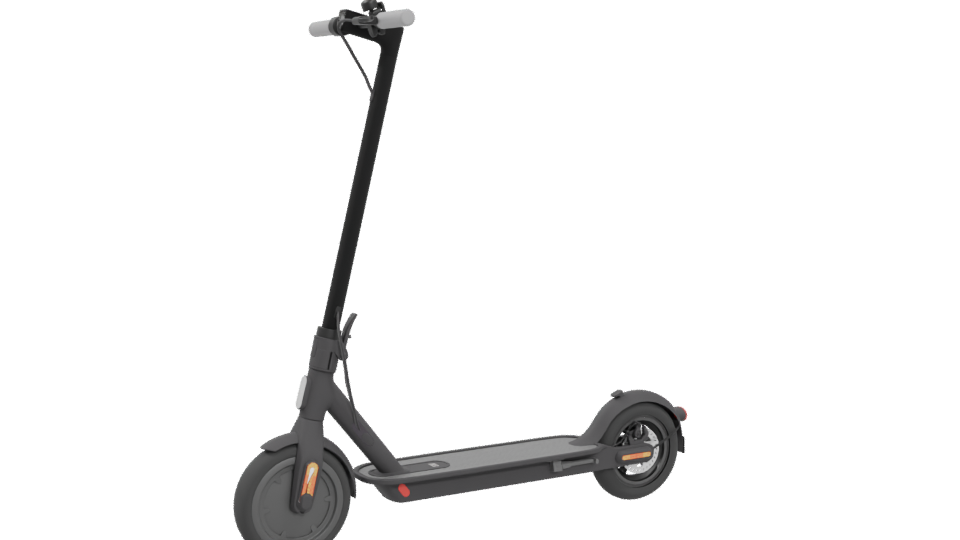 Sleek Modern Electric Scooter 3D Model - Professional 3D Model Render 4