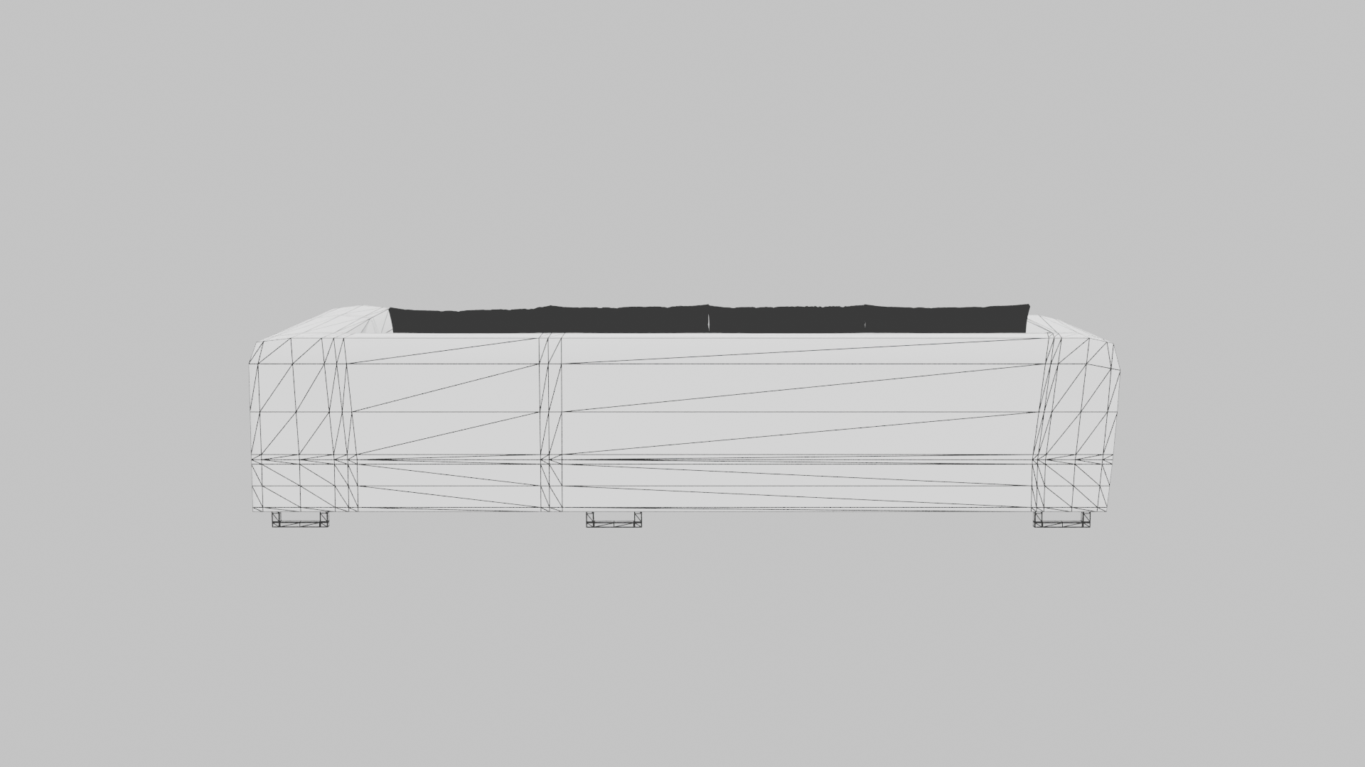 Modern Sectional Sofa 3D Model - Professional 3D Model Render 14