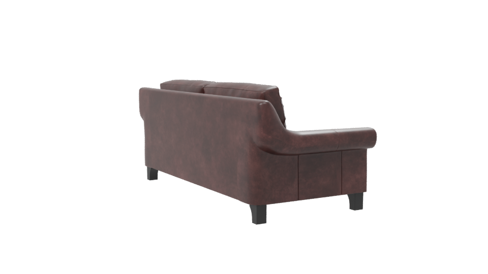 Elegant Leather Sofa 3D Model - Professional 3D Model Render 7