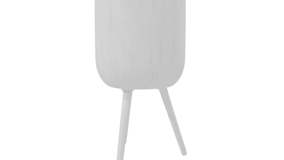 Stylish Ceramic Planter Model - Professional 3D Model Render 8