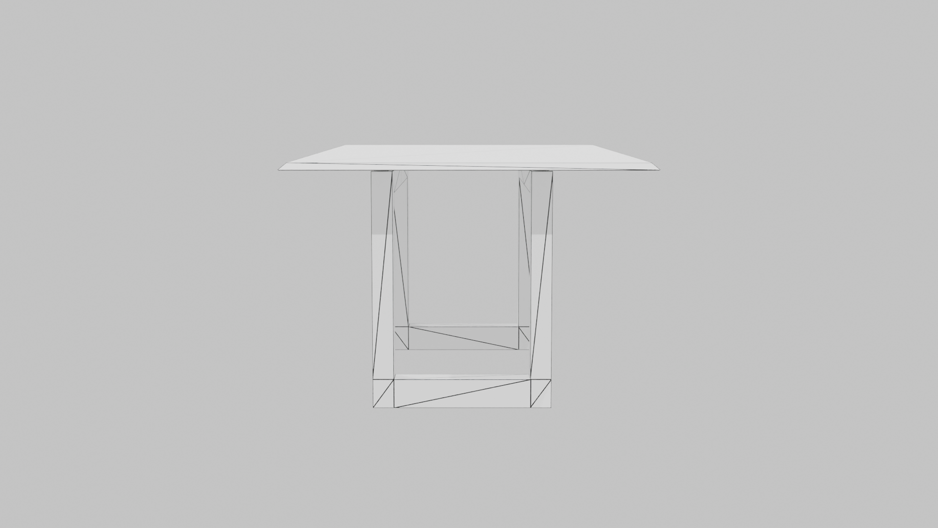 Stylish Glass Top Table 3D - Professional 3D Model Render 14