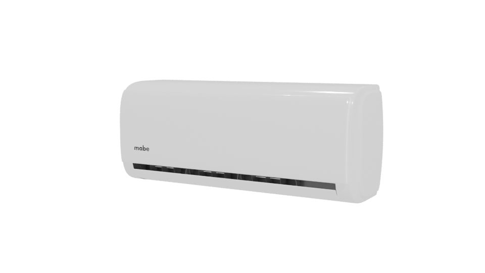 Sleek Modern Air Conditioner Model - Professional 3D Model Render 12