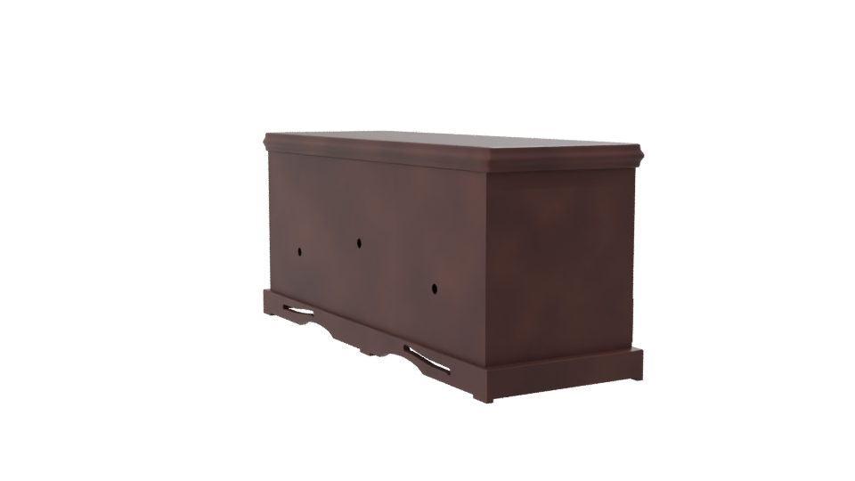 Wooden Storage Rack with Drawers 3D - Professional 3D Model Render 7