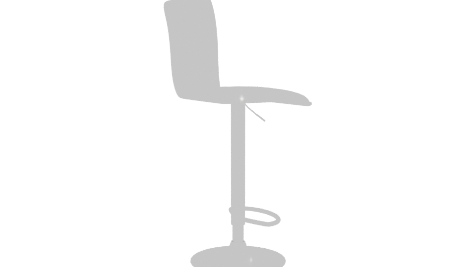 Stylish Bar Stool 3D Model - Professional 3D Model Render 7